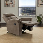 Fauteuil inclinable manuel en tissu chenille