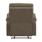 Fauteuil inclinable manuel en tissu chenille