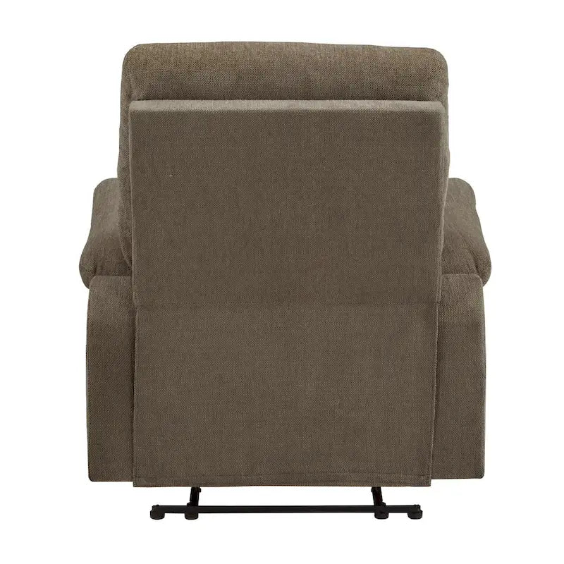 Fauteuil inclinable manuel en tissu chenille