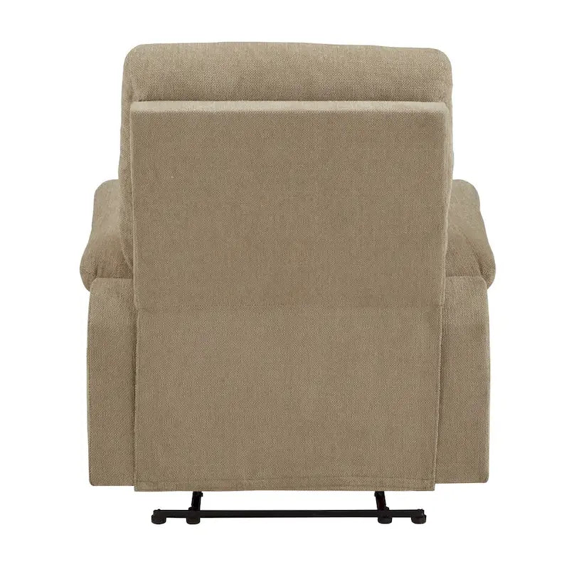 Fauteuil inclinable manuel en tissu chenille