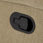 Fauteuil inclinable manuel en tissu chenille