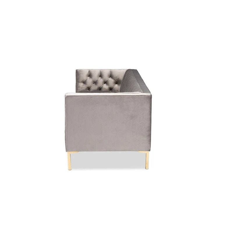 Canapé en velours Glam