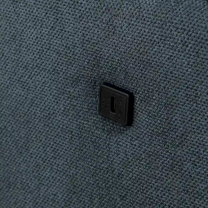 Causeuse en tissu imperméable, chargement USB