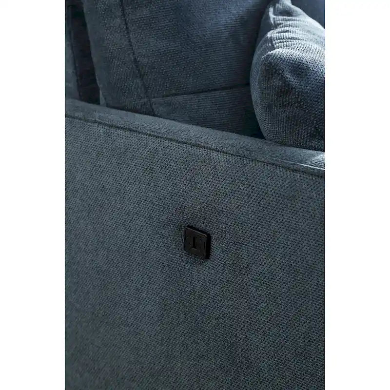 Causeuse en tissu imperméable, chargement USB