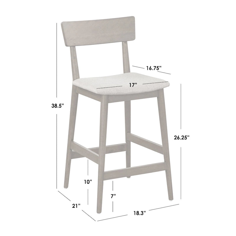 Tabouret de comptoir de 66 cm