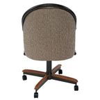 Chaise de salle à manger pivotante et inclinable Casual Dining Barell à roulettes - 38Hx24Wx22D