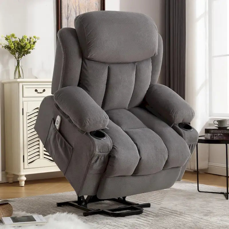 Fauteuils releveurs inclinables, Chaleur et massage, Port USB, Télécommande