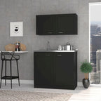 FM Furniture Perseus Cabinet Set, Two Parts Set