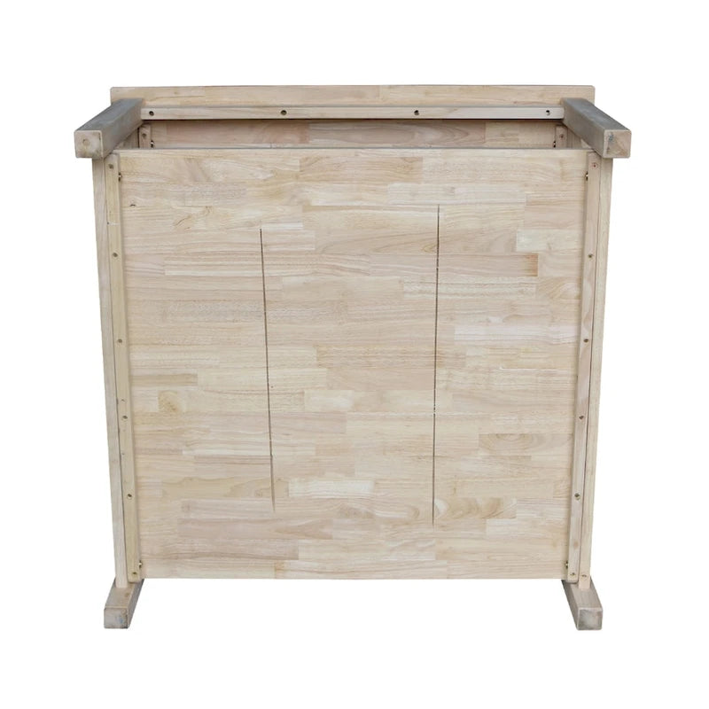 Table basse carrée en bois massif - 36 x 36