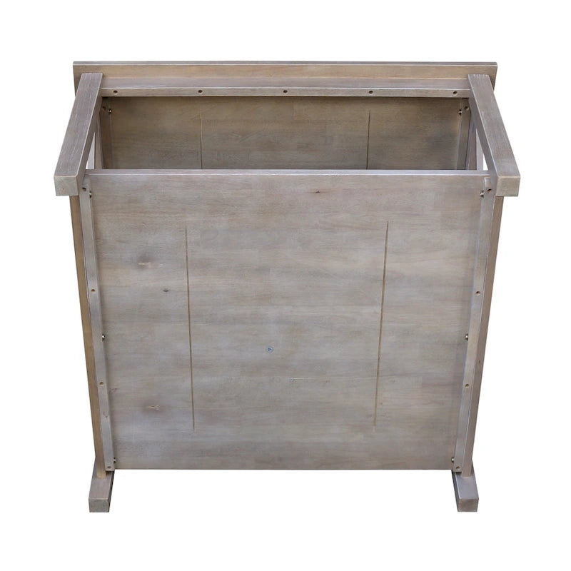 Table basse carrée en bois massif - 36 x 36