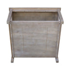 Table basse carrée en bois massif - 36 x 36