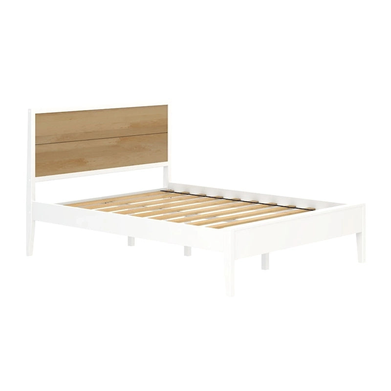 Lit double queen-size Plank and Beam Duo