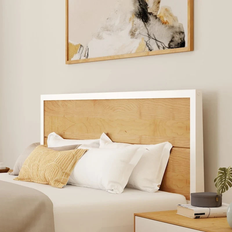 Lit double queen-size Plank and Beam Duo
