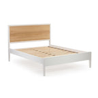 Lit double queen-size Plank and Beam Duo