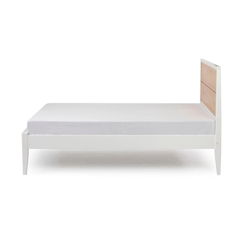Lit double queen-size Plank and Beam Duo