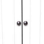 Meuble de rangement haut avec 8 portes et 4 étagères, meuble mural de rangement pour salon, cuisine, bureau, chambre, salle de bain