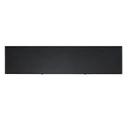 Meuble TV classique pour téléviseurs jusqu'à 80 pouces - Portes vitrées - Finition moderne - 65 L x 16 P x 23,625 H