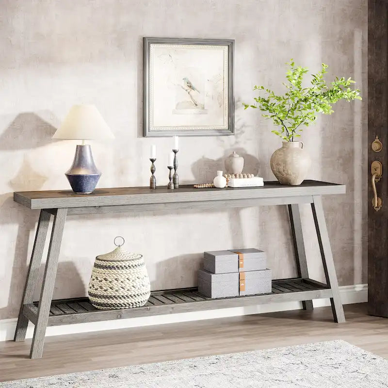 Console de table d'entrée de ferme de 180 cm