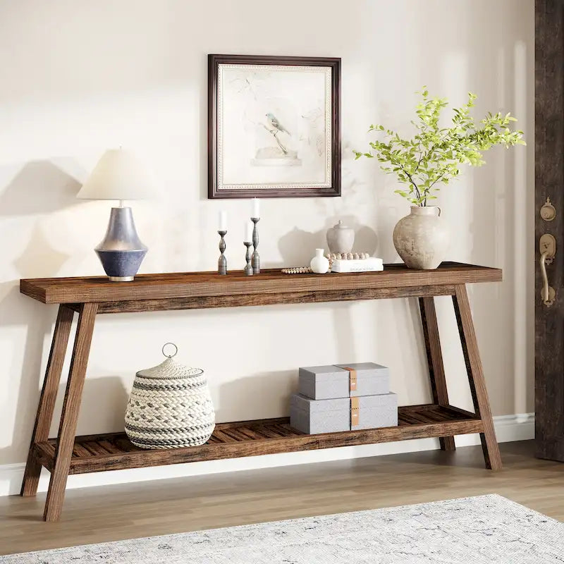 Console de table d'entrée de ferme de 180 cm