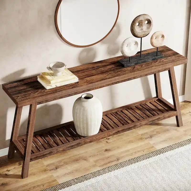 Console de table d'entrée de ferme de 180 cm