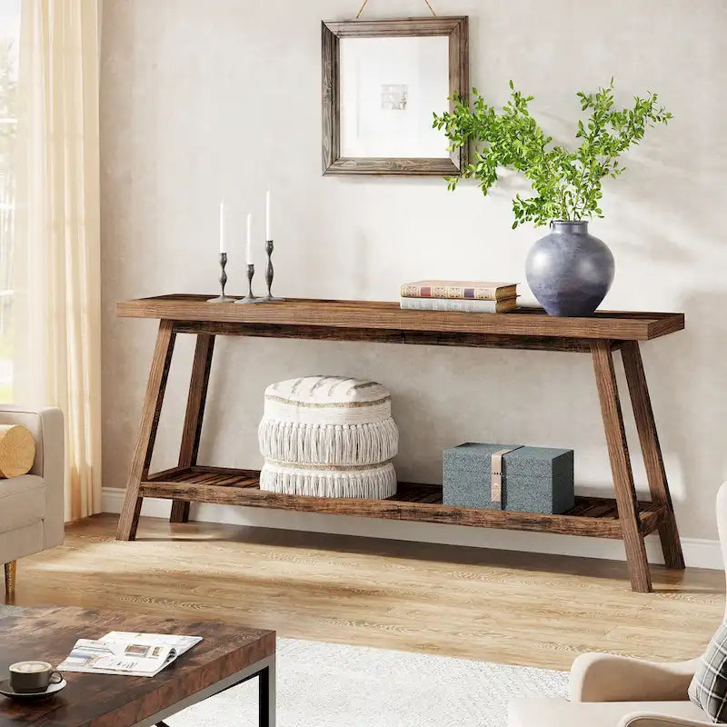 Console de table d'entrée de ferme de 180 cm