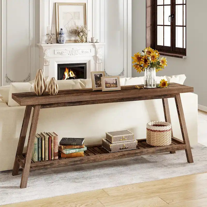 Console de table d'entrée de ferme de 180 cm