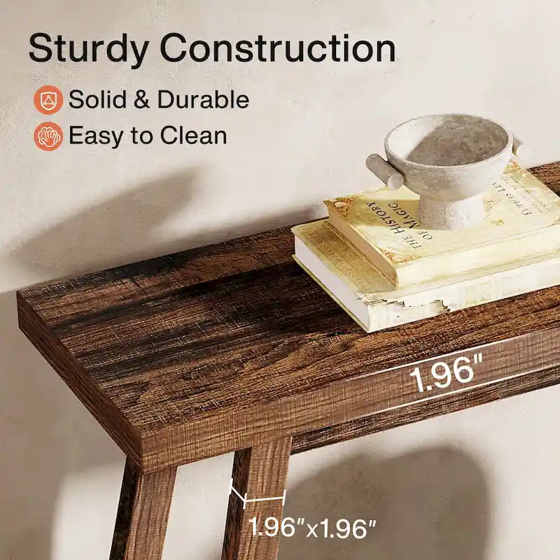 Console de table d'entrée de ferme de 180 cm