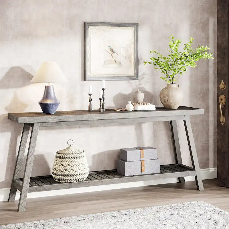 Console de table d'entrée de ferme de 180 cm