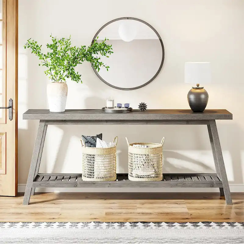 Console de table d'entrée de ferme de 180 cm
