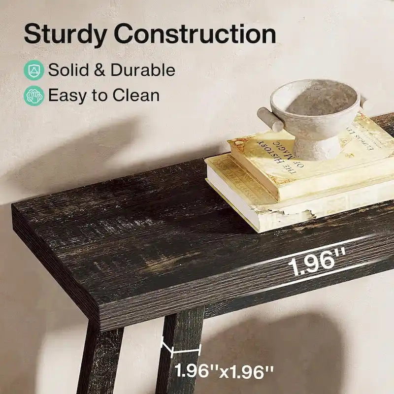 Console de table d'entrée de ferme de 180 cm