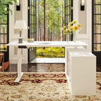 Bureau debout grande taille avec élévateur électrique - Plateau de 160x80cm en PC