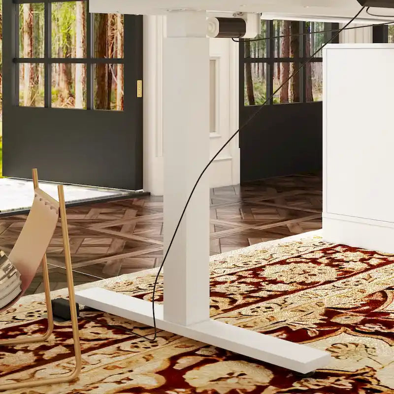 Bureau debout grande taille avec élévateur électrique - Plateau de 160x80cm en PC