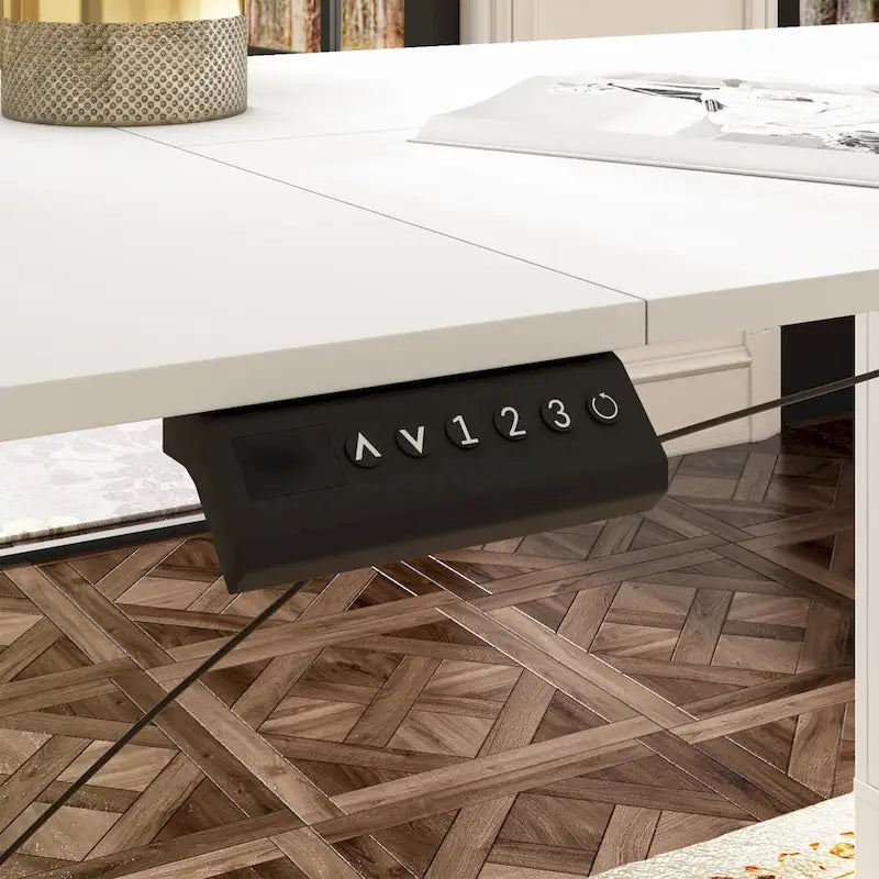 Bureau debout grande taille avec élévateur électrique - Plateau de 160x80cm en PC
