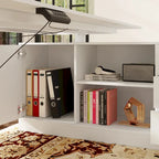 Bureau debout grande taille avec élévateur électrique - Plateau de 160x80cm en PC