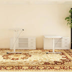 Bureau debout grande taille avec élévateur électrique - Plateau de 160x80cm en PC