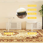 Bureau debout grande taille avec élévateur électrique - Plateau de 160x80cm en PC