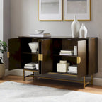 Buffet Marron Foncé/Doré