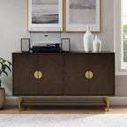 Buffet Marron Foncé/Doré