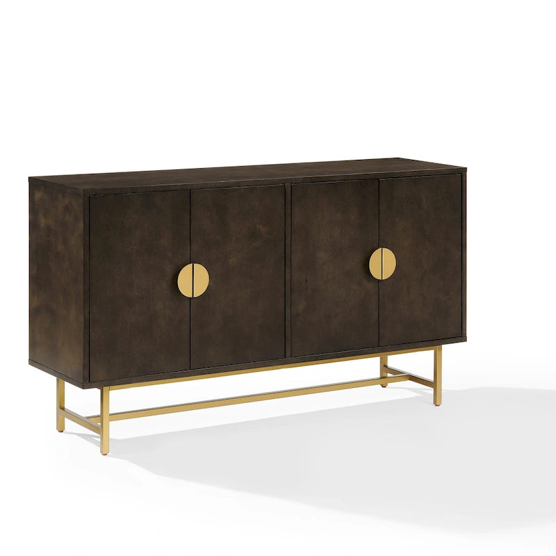 Buffet Marron Foncé/Doré