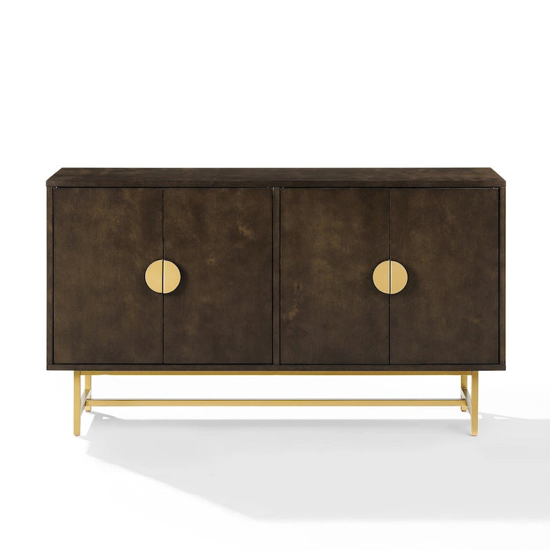 Buffet Marron Foncé/Doré