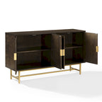 Buffet Marron Foncé/Doré