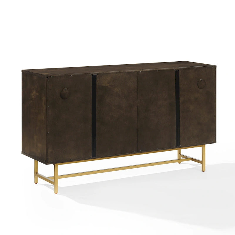 Buffet Marron Foncé/Doré