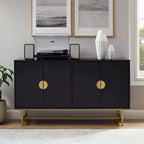 Buffet Marron Foncé/Doré