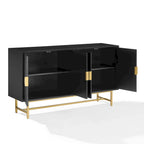 Buffet Marron Foncé/Doré