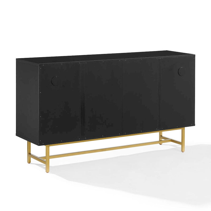 Buffet Marron Foncé/Doré