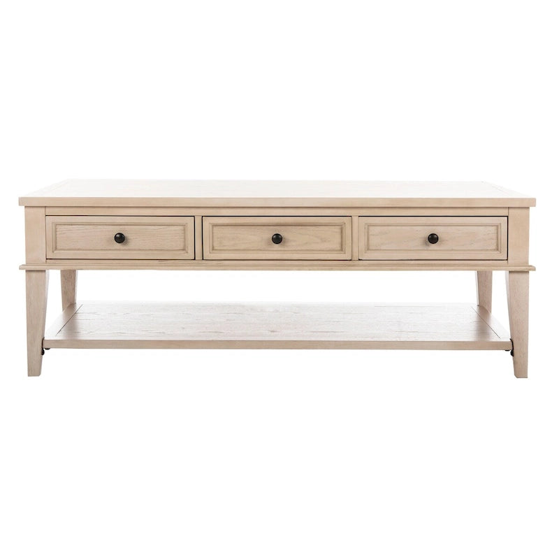Table basse rectangulaire traditionnelle Sepia - 54 x 23,6 x 19,3 - 54Lx24Px19H