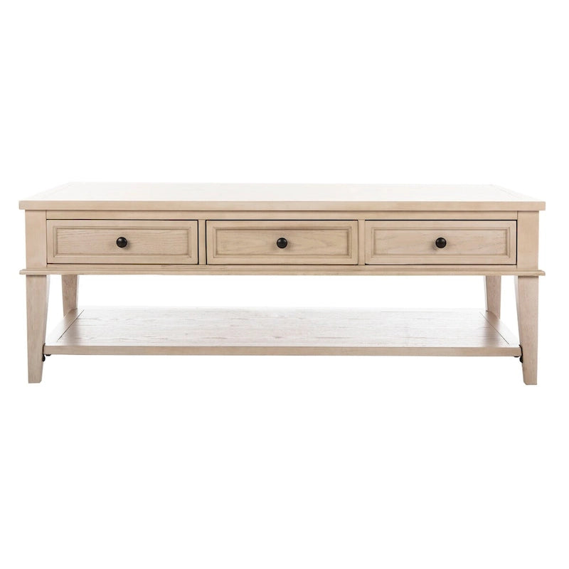 Table basse rectangulaire traditionnelle Sepia - 54 x 23,6 x 19,3 - 54Lx24Px19H