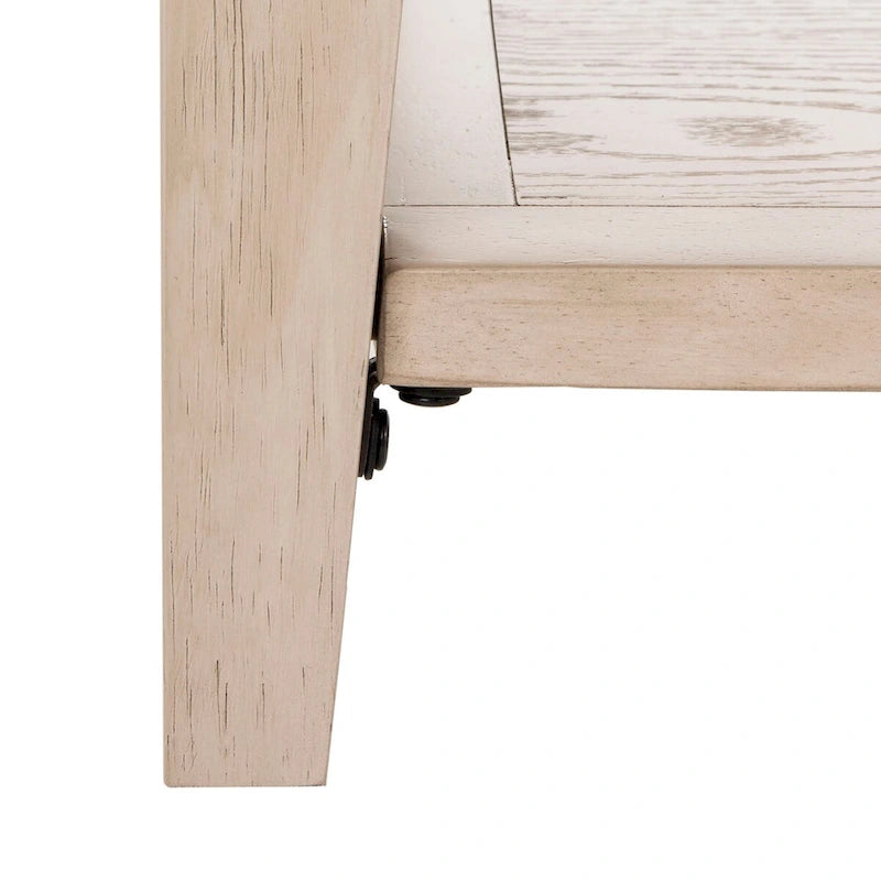 Table basse rectangulaire traditionnelle Sepia - 54 x 23,6 x 19,3 - 54Lx24Px19H