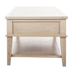 Table basse rectangulaire traditionnelle Sepia - 54 x 23,6 x 19,3 - 54Lx24Px19H