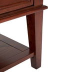 Table basse rectangulaire traditionnelle Sepia - 54 x 23,6 x 19,3 - 54Lx24Px19H